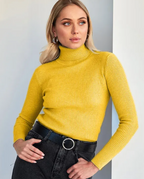 Women's Knitwear Turtleneck Pullover | Streetwear