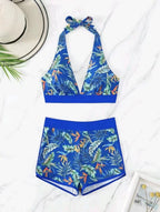 2023 New Women's Sexy Two-Piece Printed Bikini Set