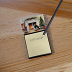 Karelian Bear Dog Cozy Christmas Sticky Note Holder