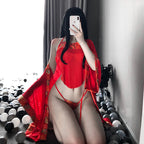 Sensual Lingerie Set with Traditional Chinese Elements