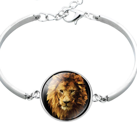 Horse Glass Cabochon Bracelet