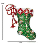 Custom Snowman and Santa Brooch for Halloween & Christmas