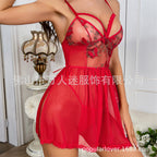 2023 Sexy Lingerie with Butterfly Embroidery and Sheer Slip