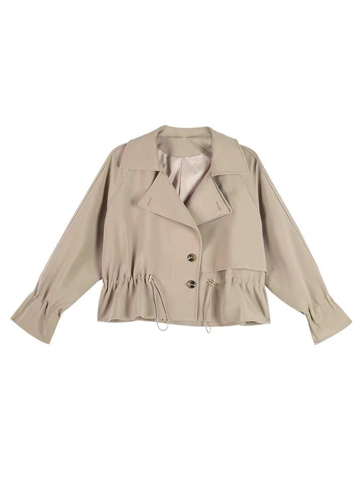 Fashion Women's Short Windbreaker Coat