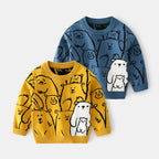 Korean Cartoon Sweater for Kids