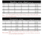 Fleece Hoodie & Sweatpants Casual Two-Piece Set | Streetwear