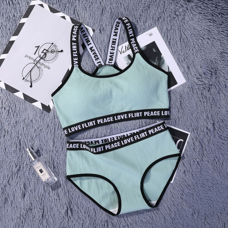 Vest Bra Set