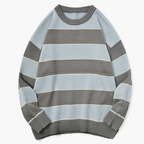 Men's and Women's Casual Striped Pullover Sweater | Streetwear
