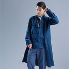 Men's Loose Ramie Casual Windbreaker Jacket