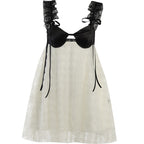 Lace Babydoll Nightie with Satin Underwire Cups