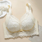 Summer Slim Lace Bra for Full Bust Support and Comfort
