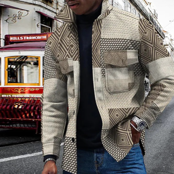 3D Printed Multicolor Versatile Coat Sweater Top
