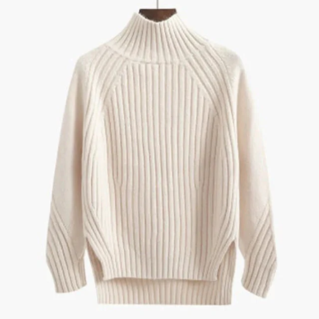 Women's Knitted Turtleneck Sweater (Spring/Fall)