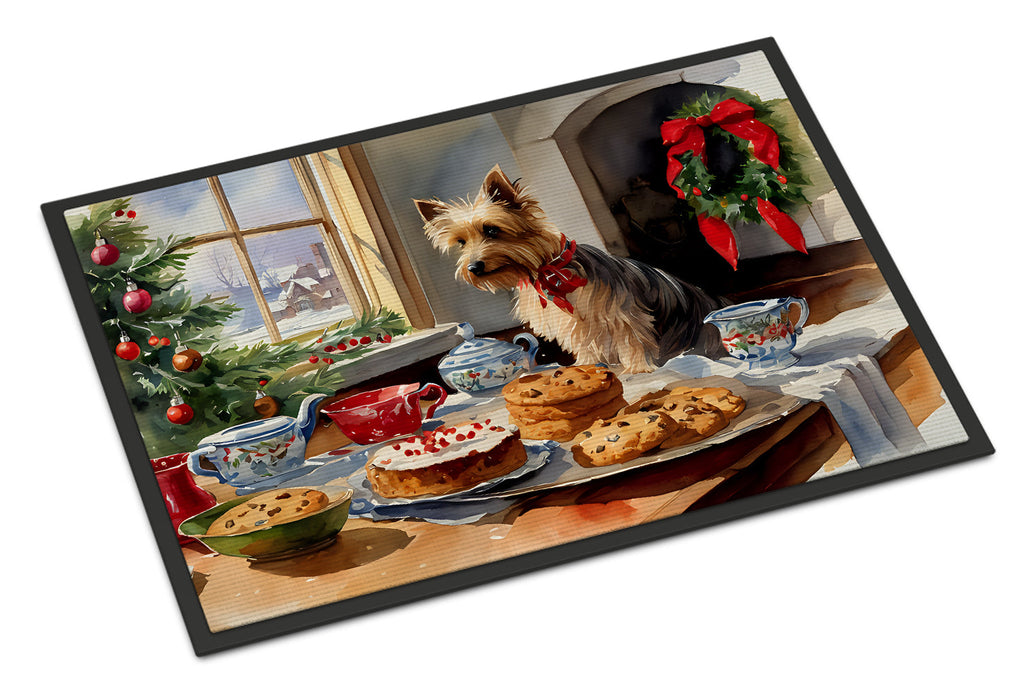 Silky Terrier Christmas Cookies Doormat