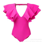 2020 New Slimming Ruffled Women's Swimsuit Bikini