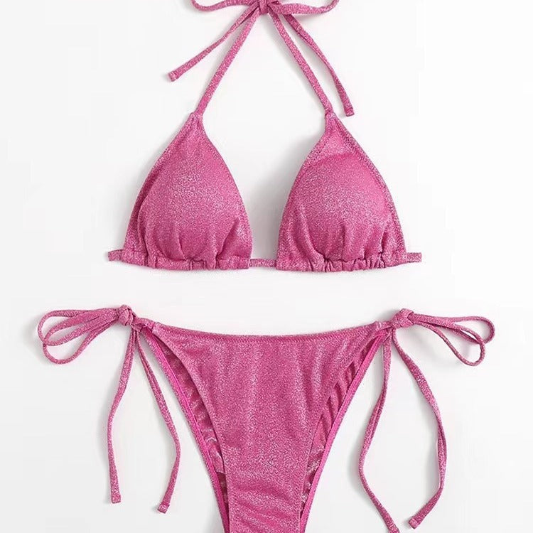 Seamless Backless Bikini Set for Women (Wholesale)