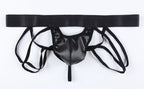 Breathable Low Waist Double-Thong Hip-Lifting Pants