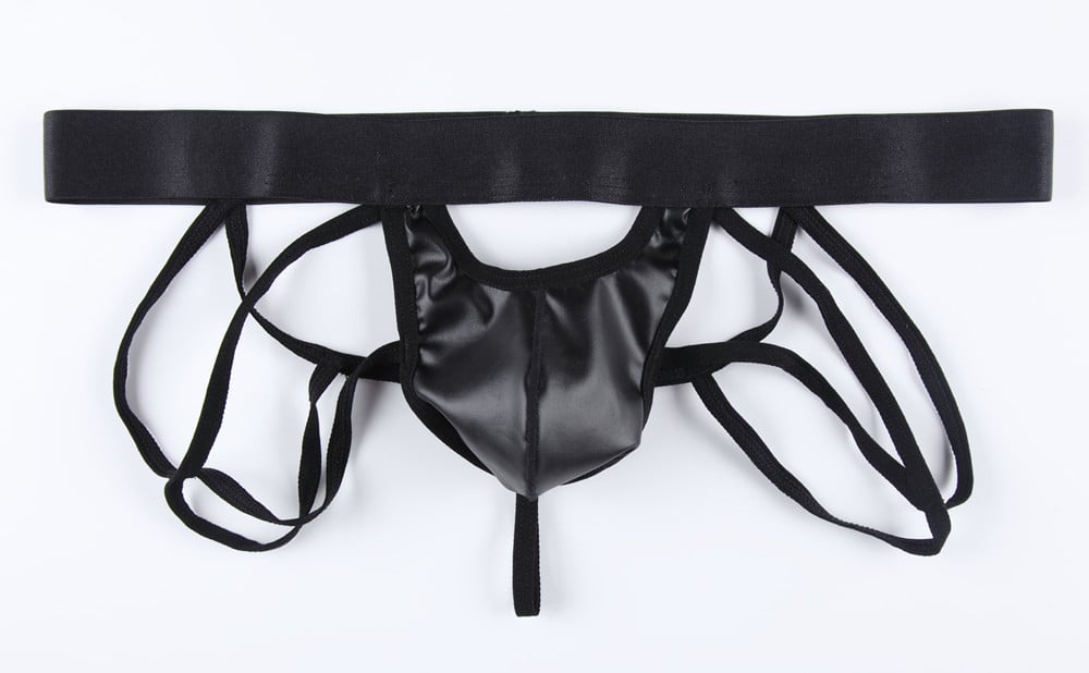 Breathable Low Waist Double-Thong Hip-Lifting Pants