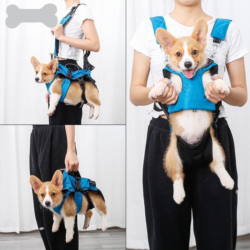 Multifunctional Pet Backpack for Chest and Back