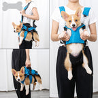 Multifunctional Pet Backpack for Chest and Back