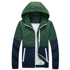 Men's Thin Hooded Jacket for Spring and Autumn Fashion