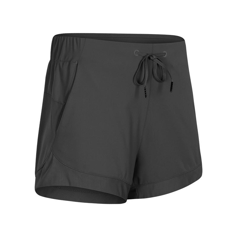 Women's High Waist Breathable Stretch Athletic Shorts