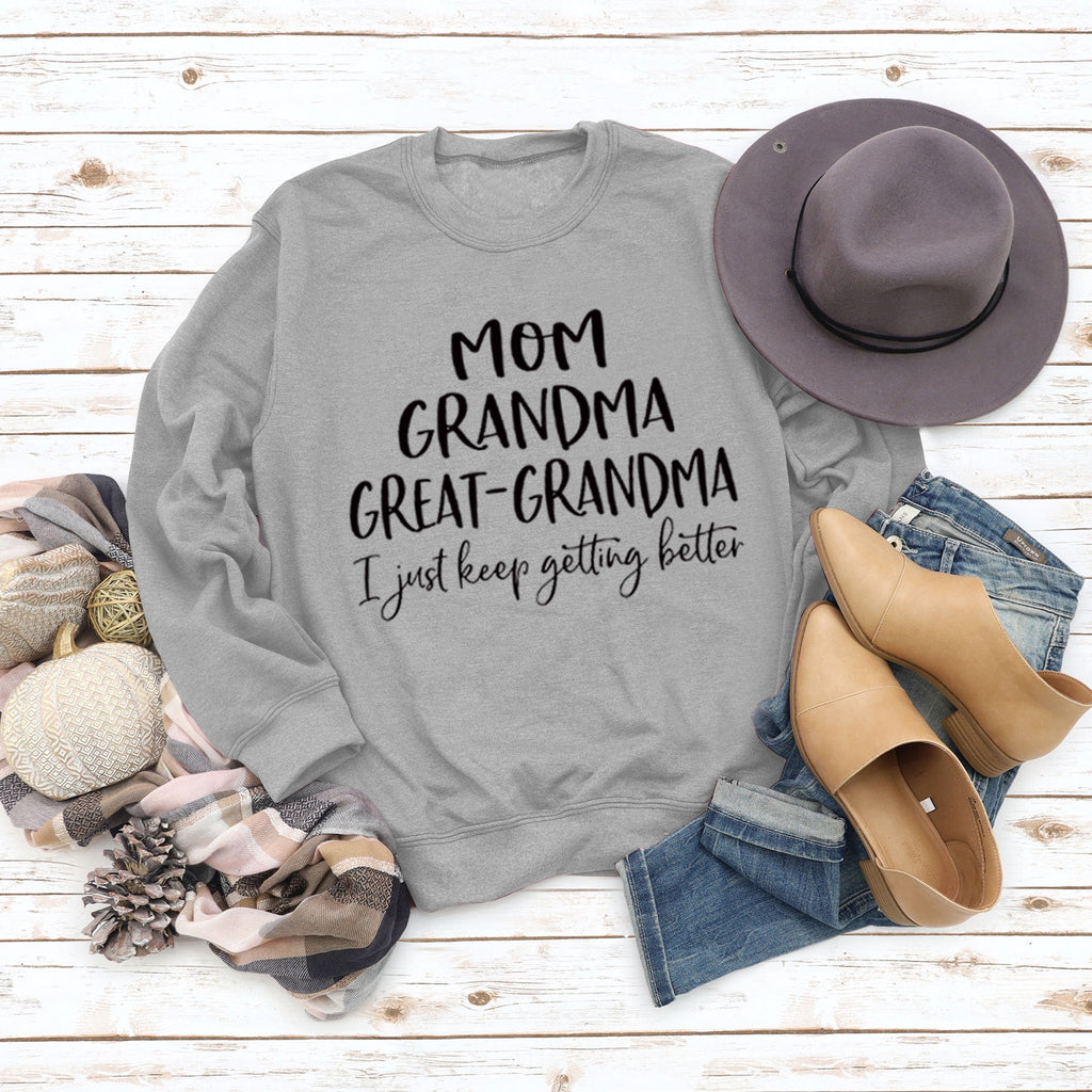 Plus Size Letter Sweater for Autumn and Winter