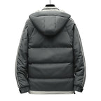 Hooded Thick Cotton-padded Men's Bread Jacket