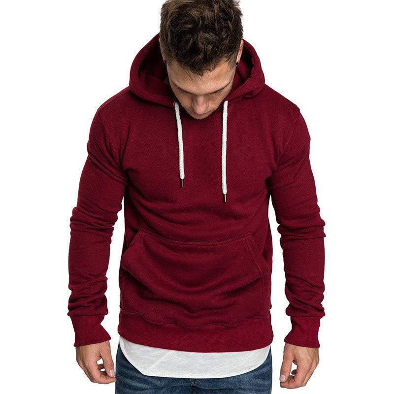 Men's Trendy Loose Plus Velvet Jacket in Solid Color