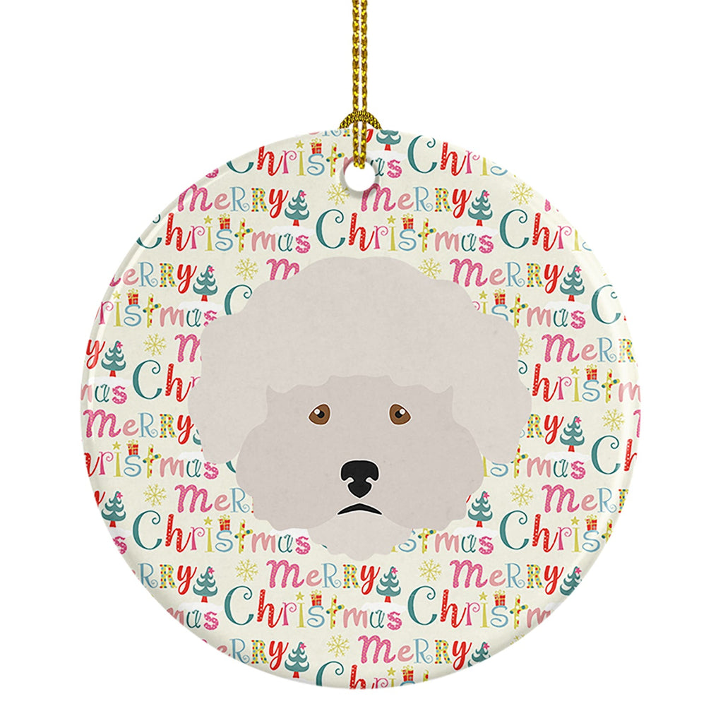 Bichon Fris� Merry Christmas Ceramic Ornament