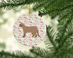 European Burmese #2 Cat Christmas Ceramic Ornament