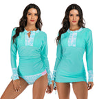Onyx Long Sleeve One-Piece Swimsuit