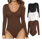 Women's Butt-Lifting V-Neck Bodysuit