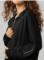 Women's Long Sleeve Casual Sweatshirt | Streetwear
