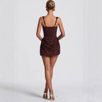 Tube Top Short Strap Bodycon Mini Dress