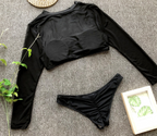 Long Sleeve Bikini, Two-Piece Swimsuit Set
