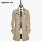 Slim Fit Men's Trench Coat - Korean Brand, Windbreaker