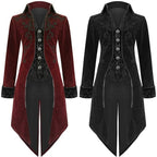 Vintage Long Punk Coat for Men