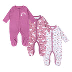 Cotton Long-Sleeve Baby Bodysuit (0–9M)