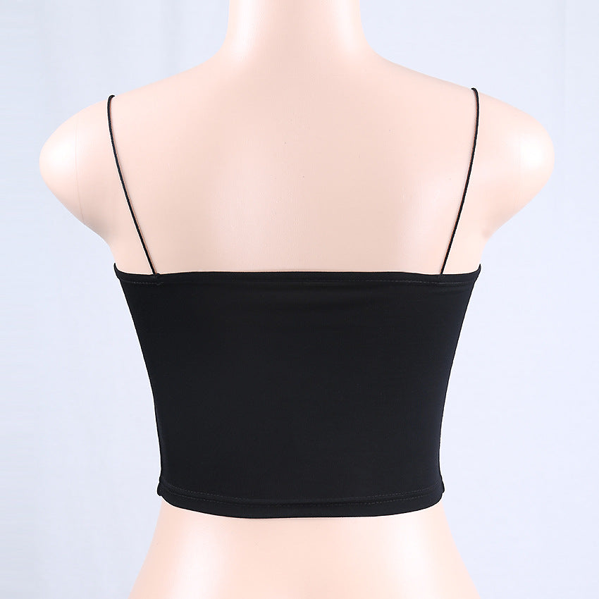 2019 Summer Women's Plain Cotton Camisole Top