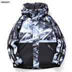 Men's Quilted Plush Thermal Winter Parka Jacket