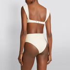 2023 Women's High-Waisted Sexy Bikini with Rose Design