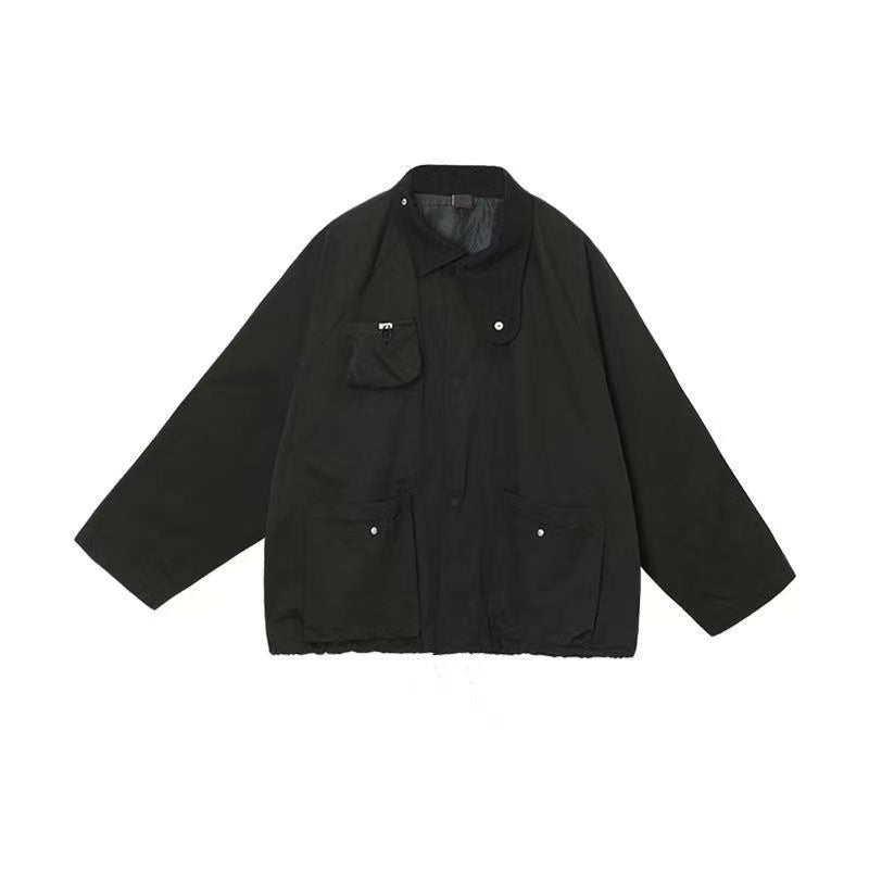 Men's Casual Loose Long Sleeve Lapel Jacket