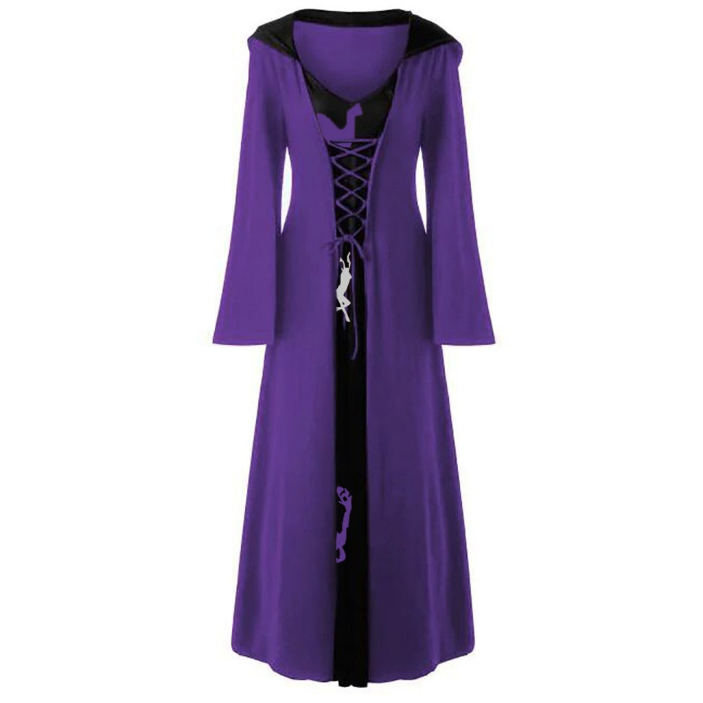 Women's Christmas Reindeer Hooded Dress