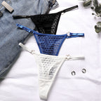 Lace Thong with Heart Ring for Yoga and Sports