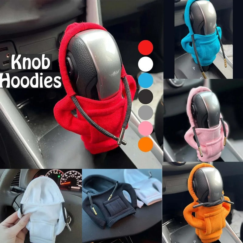 Car Gear Shift Cover, Button Hoodie, Manual Handle | Streetwear