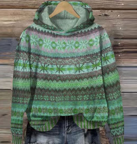 Christmas Holiday Casual Hooded Sweater