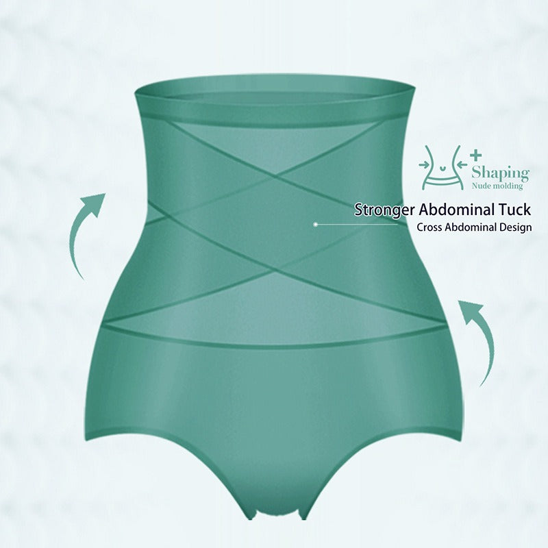 Ice Silk Shaping High Waist Panties