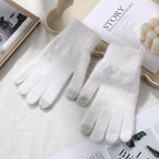 [Unpriced] Winter Simulated Rabbit Fur Gloves | Faith Accessory
