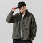 Cotton Lapel Workwear Casual Jacket